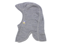 Joha light grey melange elephant hat merino wool  